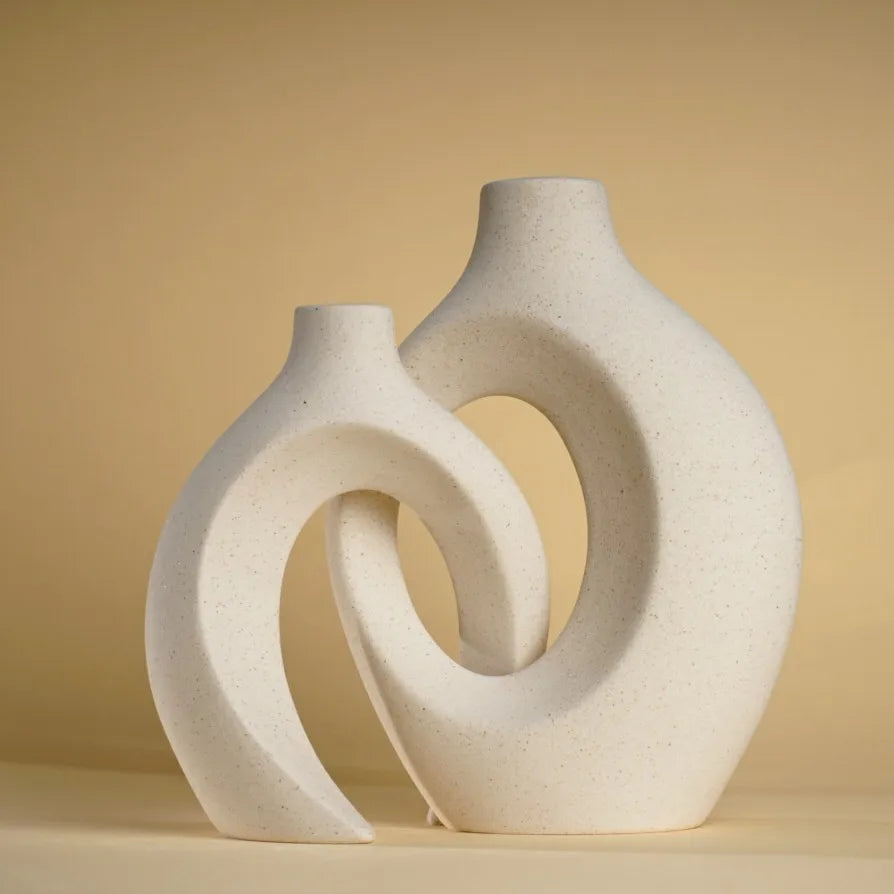 Opulence Crest Ceramic Vase