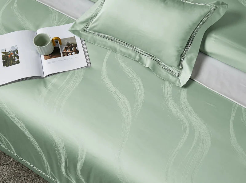 Heritage Jacquard Egyptian Cotton Bedding Set