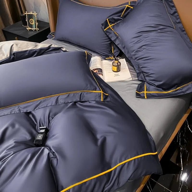 Egyptian Cotton Duvet Cover Set