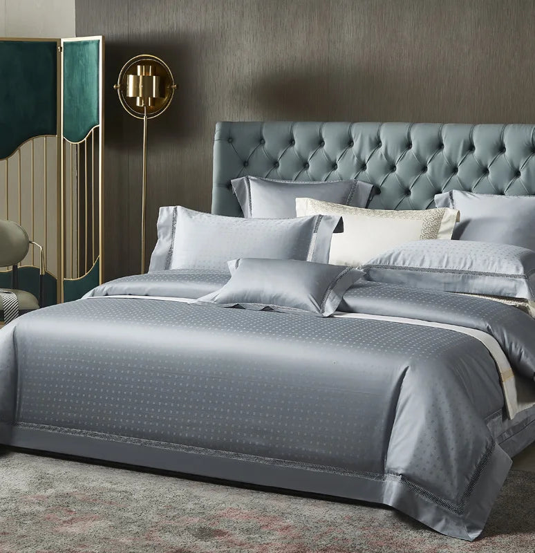 Heritage Jacquard Egyptian Cotton Bedding Set