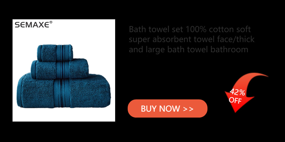 Semaxe Luxe Cotton Towel Set