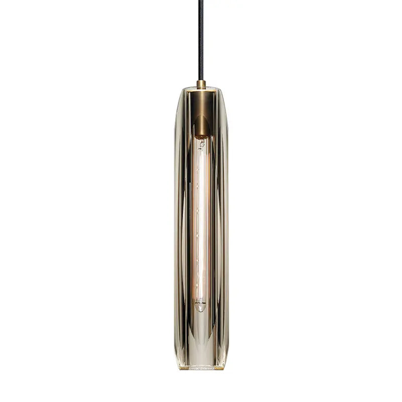 Luxe Copper Crystal Pendant Light