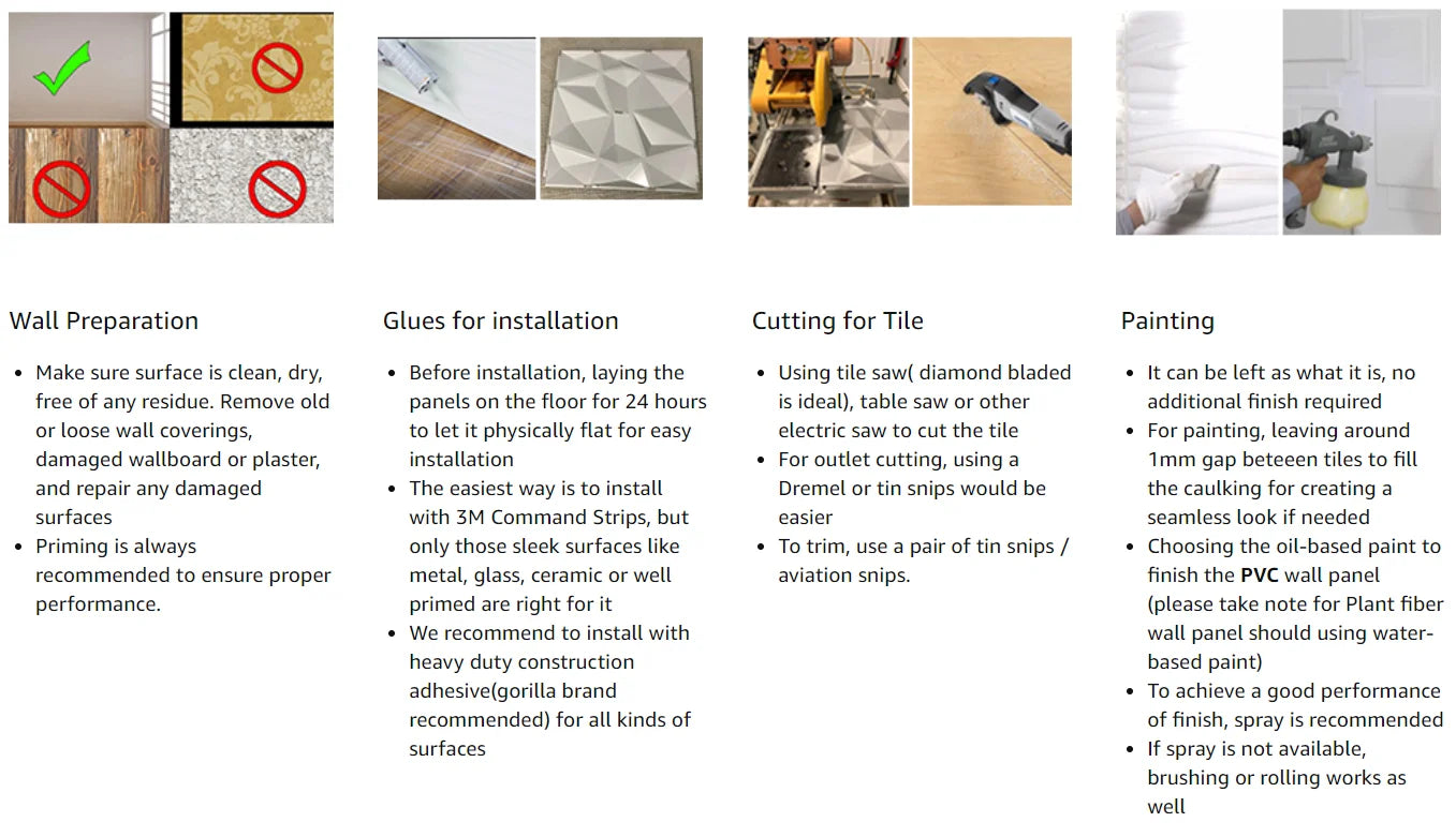 Art3d Sandpits Design Wall Panels