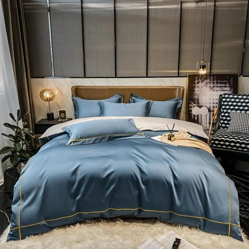 Egyptian Cotton Duvet Cover Set