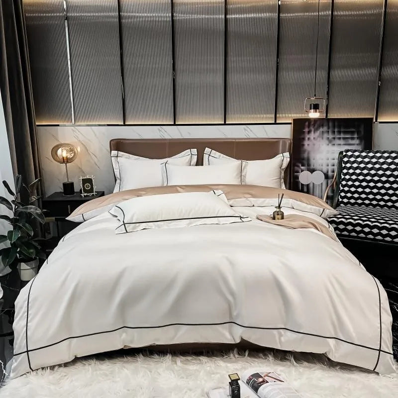 Egyptian Cotton Duvet Cover Set
