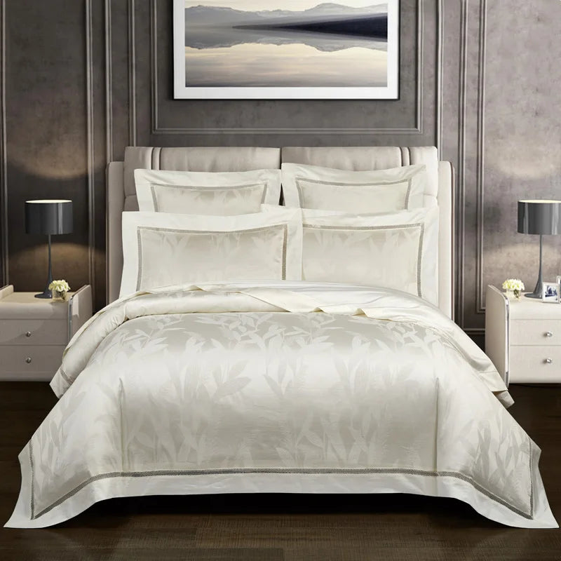 Heritage Jacquard Egyptian Cotton Bedding Set