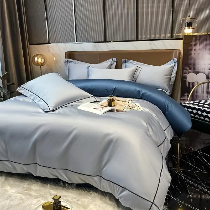 Egyptian Cotton Duvet Cover Set