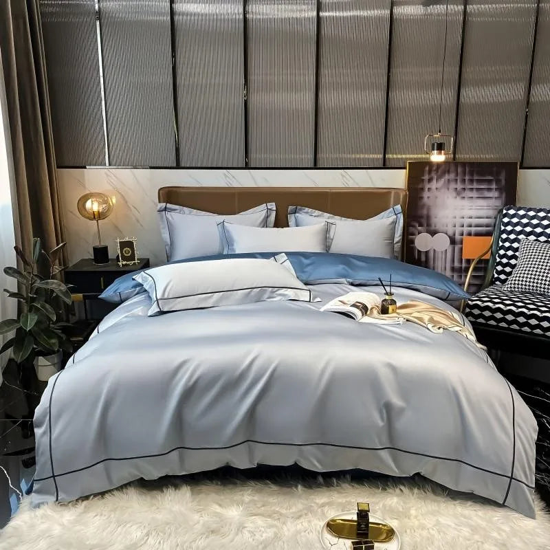 Egyptian Cotton Duvet Cover Set