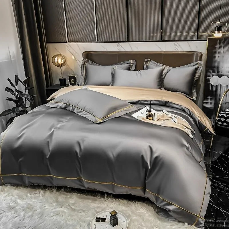 Egyptian Cotton Duvet Cover Set