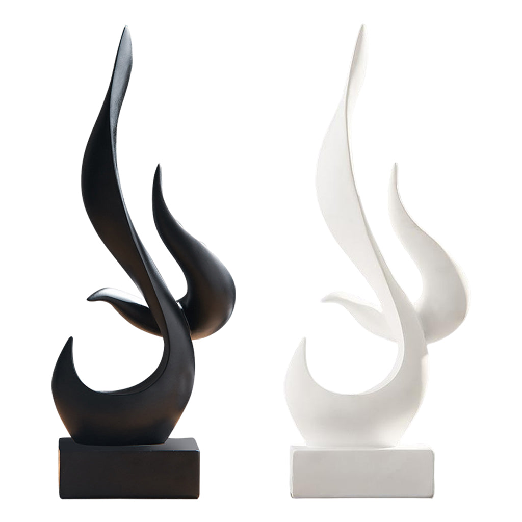 Eclipse Abstract Sculpture – Modern Art Figurine for Home & Office