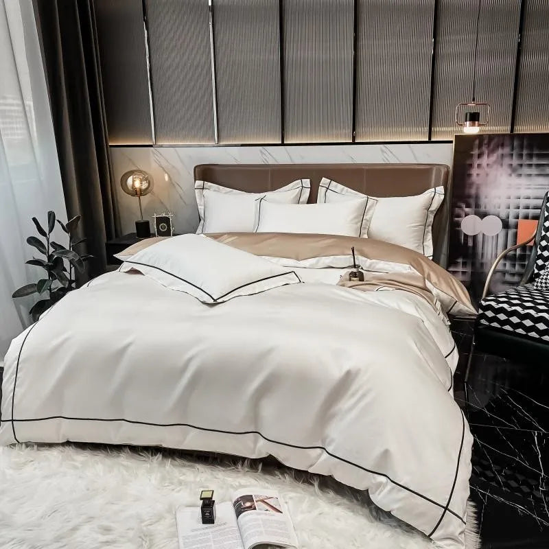 Egyptian Cotton Duvet Cover Set