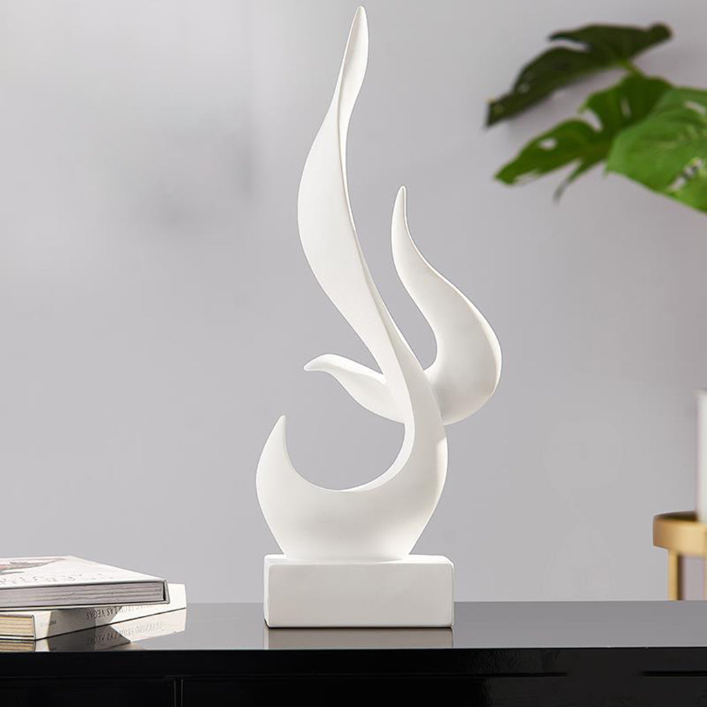 Eclipse Abstract Sculpture – Modern Art Figurine for Home & Office