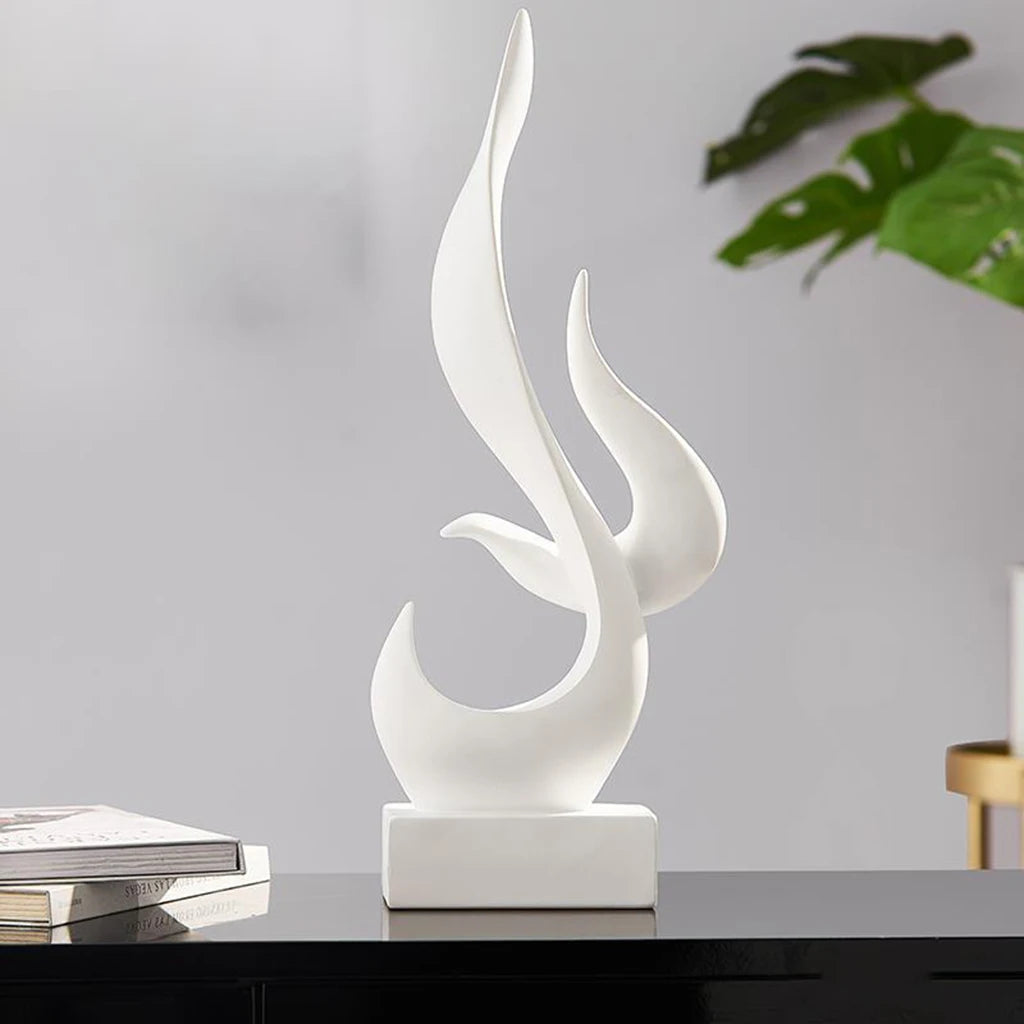 Eclipse Abstract Sculpture – Modern Art Figurine for Home & Office