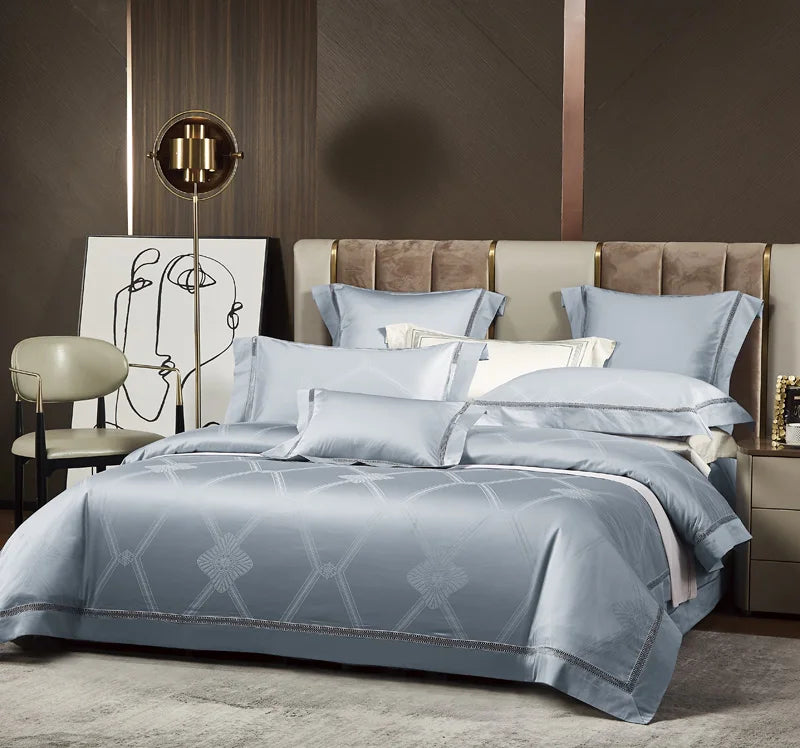 Heritage Jacquard Egyptian Cotton Bedding Set
