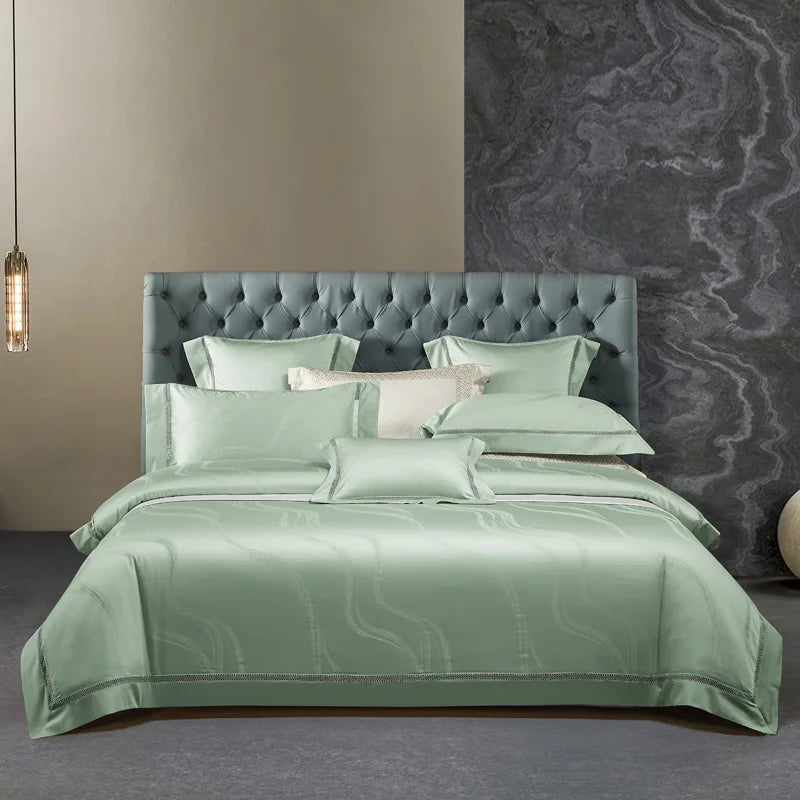 Heritage Jacquard Egyptian Cotton Bedding Set
