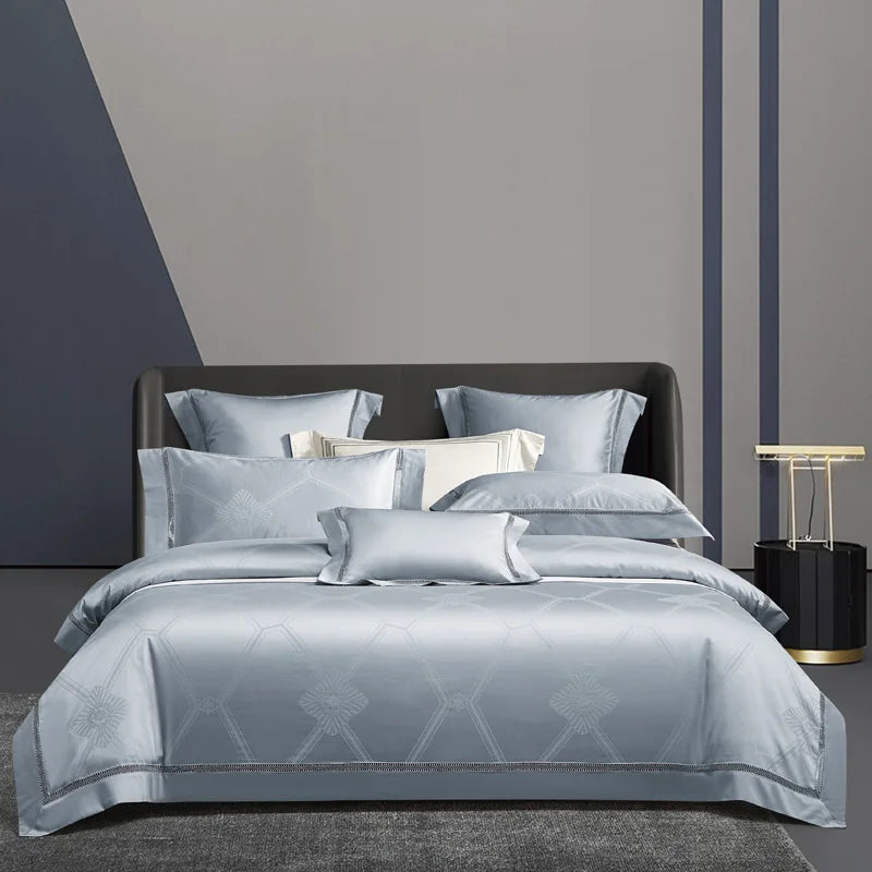 Heritage Jacquard Egyptian Cotton Bedding Set