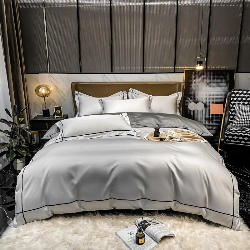 Egyptian Cotton Duvet Cover Set