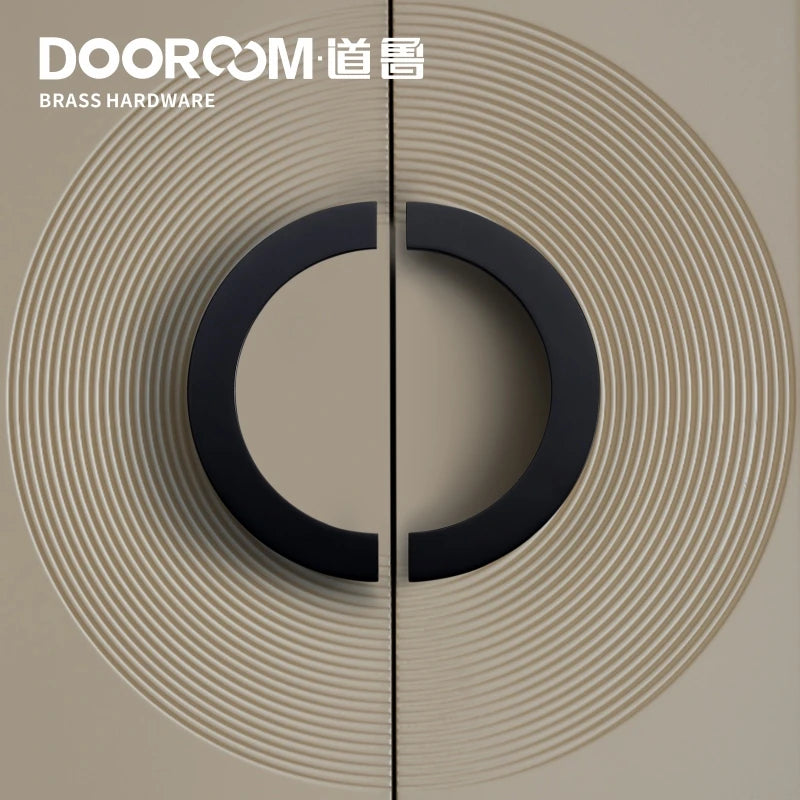 Dooroom Brass Half Moon Handles