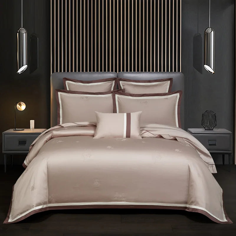 Heritage Jacquard Egyptian Cotton Bedding Set