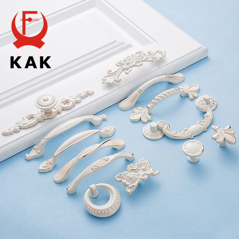 KAK Champagne Gold Diamond Door & Drawer Handles
