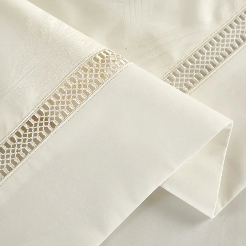 Heritage Jacquard Egyptian Cotton Bedding Set