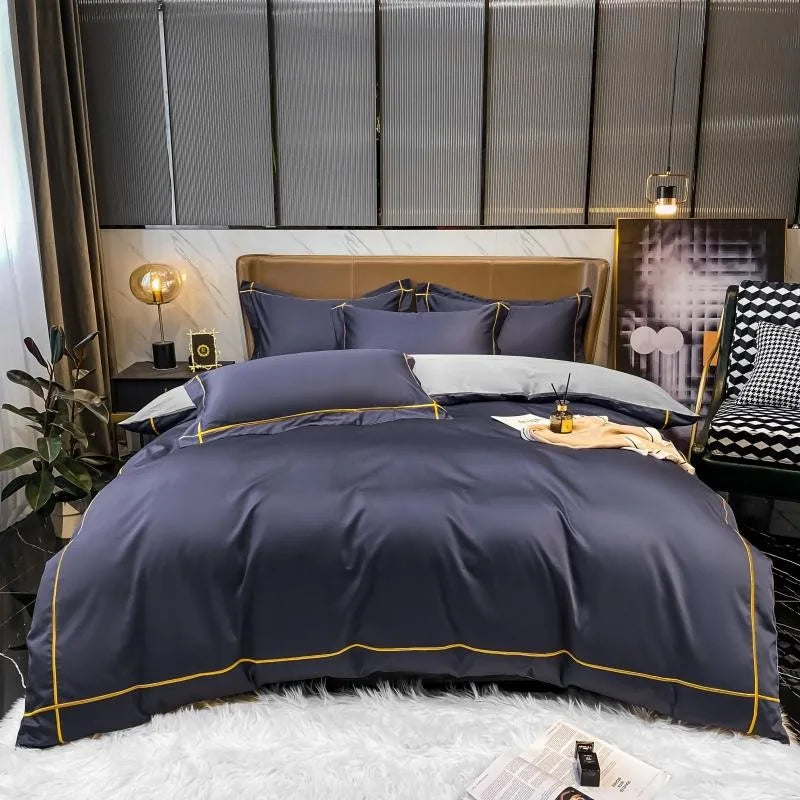Egyptian Cotton Duvet Cover Set