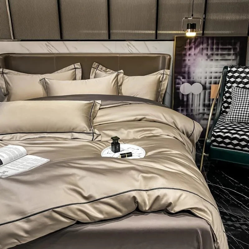 Egyptian Cotton Duvet Cover Set