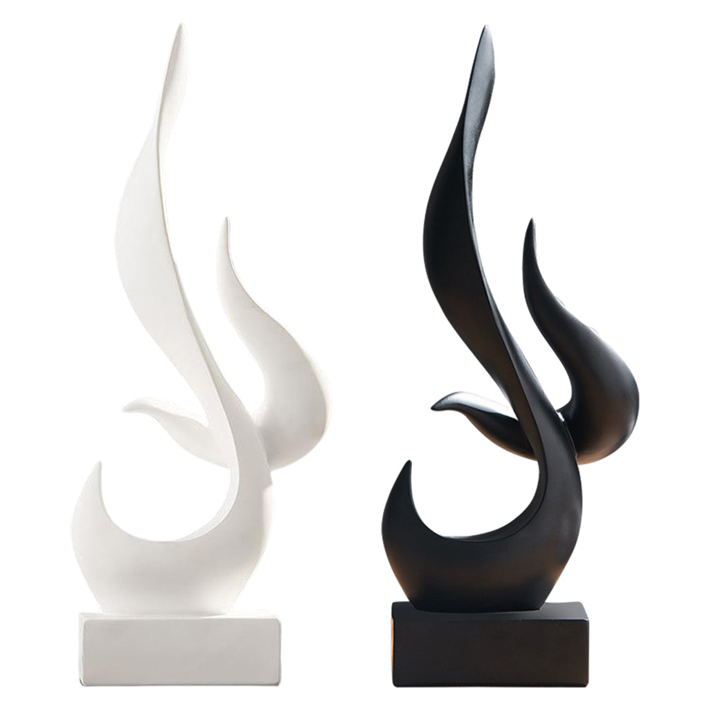 Eclipse Abstract Sculpture – Modern Art Figurine for Home & Office