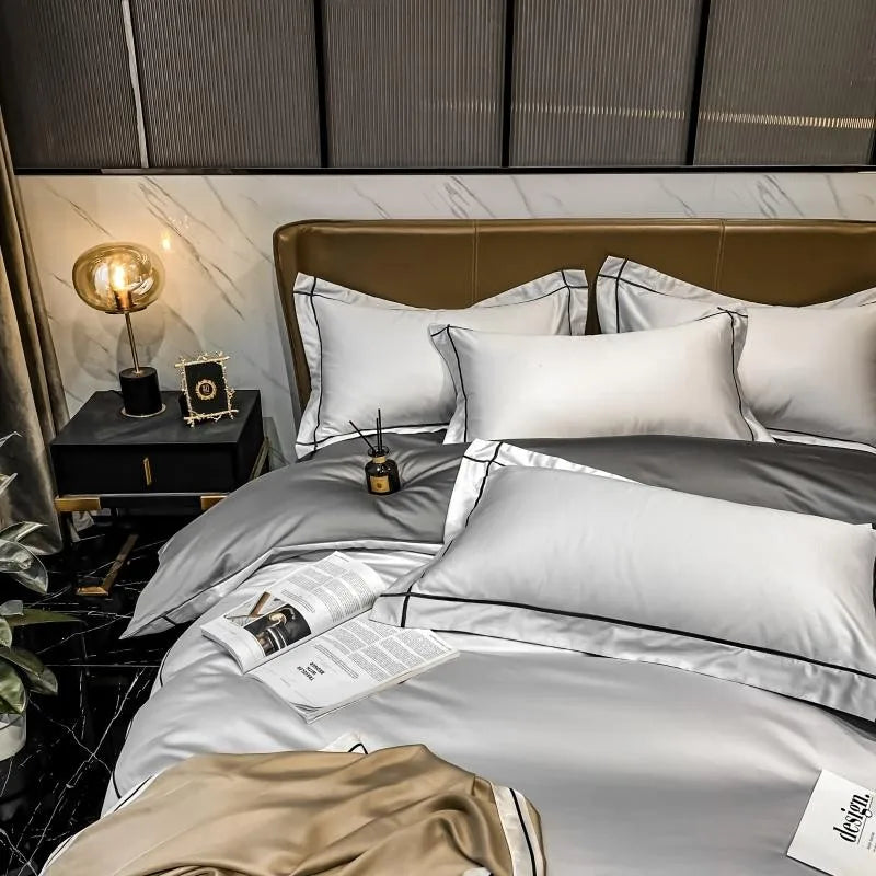 Egyptian Cotton Duvet Cover Set