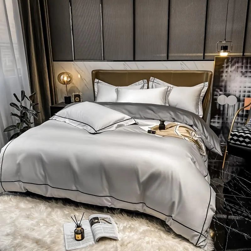Egyptian Cotton Duvet Cover Set
