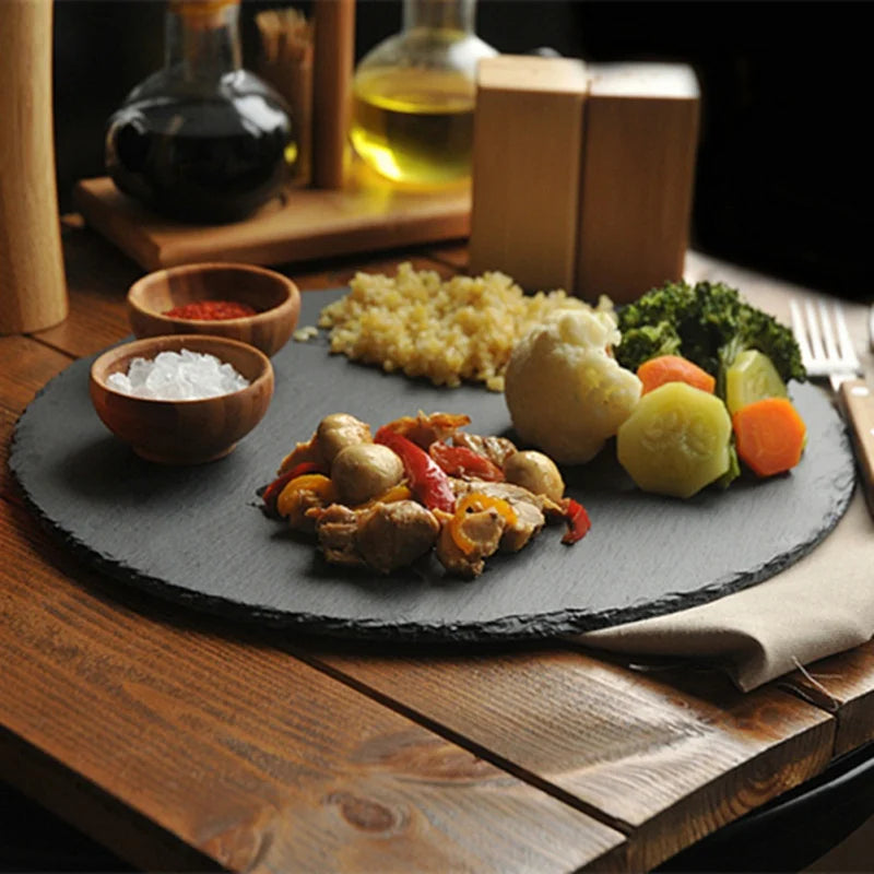 SlateStone Round Dinner Plate
