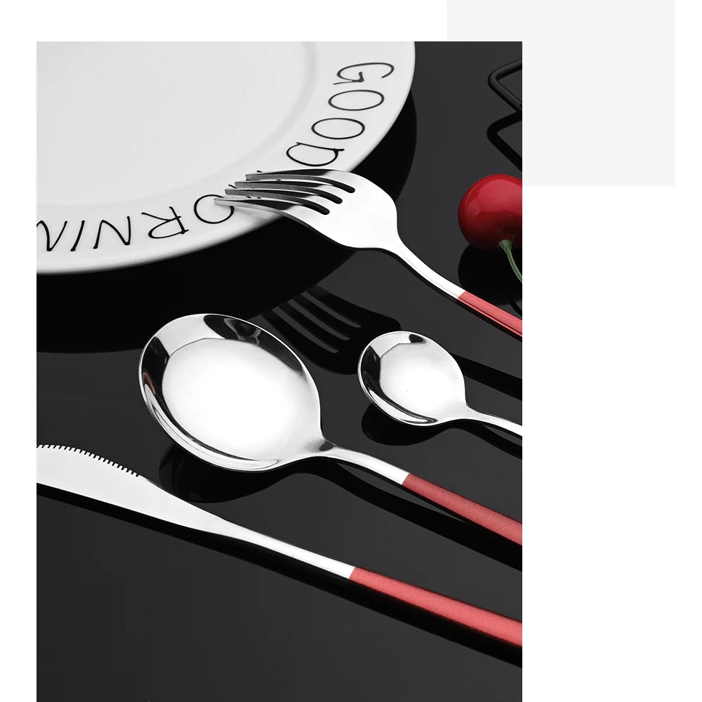 LuxeGold Cutlery Set