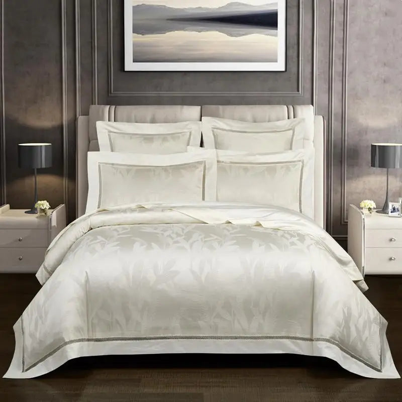 Heritage Jacquard Egyptian Cotton Bedding Set