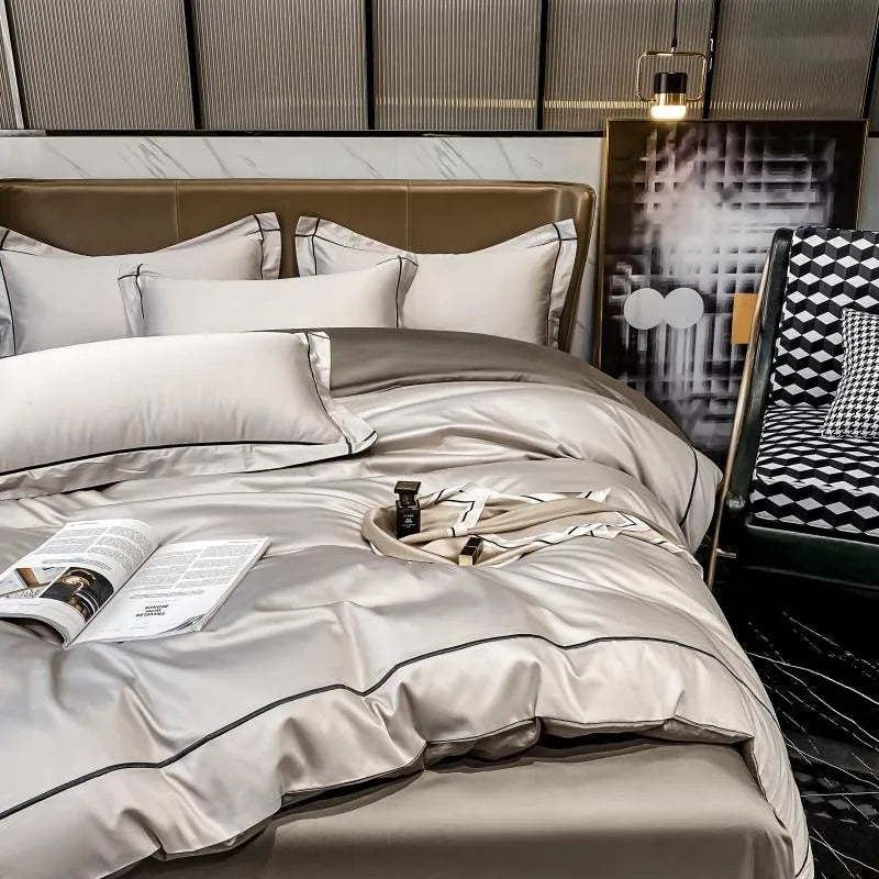 Egyptian Cotton Duvet Cover Set