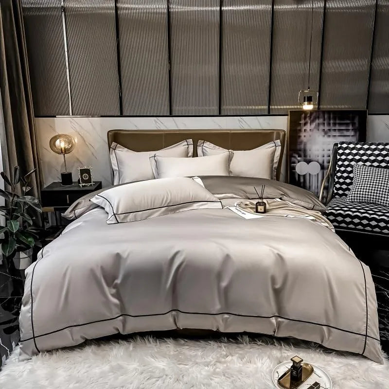 Egyptian Cotton Duvet Cover Set