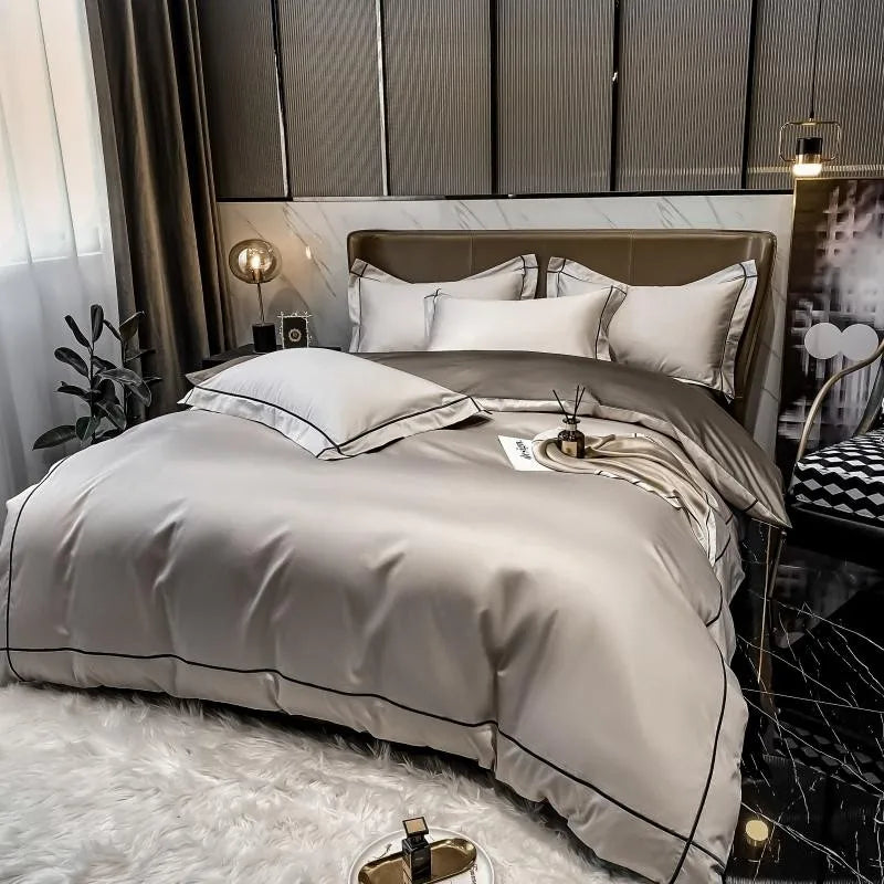 Egyptian Cotton Duvet Cover Set