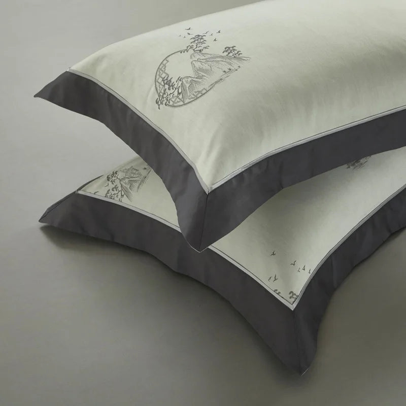 Heritage Jacquard Egyptian Cotton Bedding Set