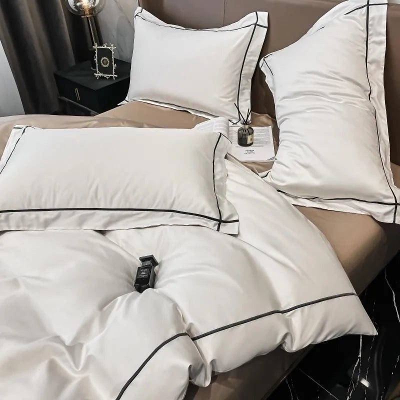 Egyptian Cotton Duvet Cover Set