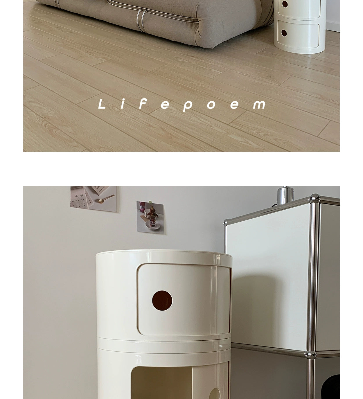 Skagen Nordic Round Bedside Table