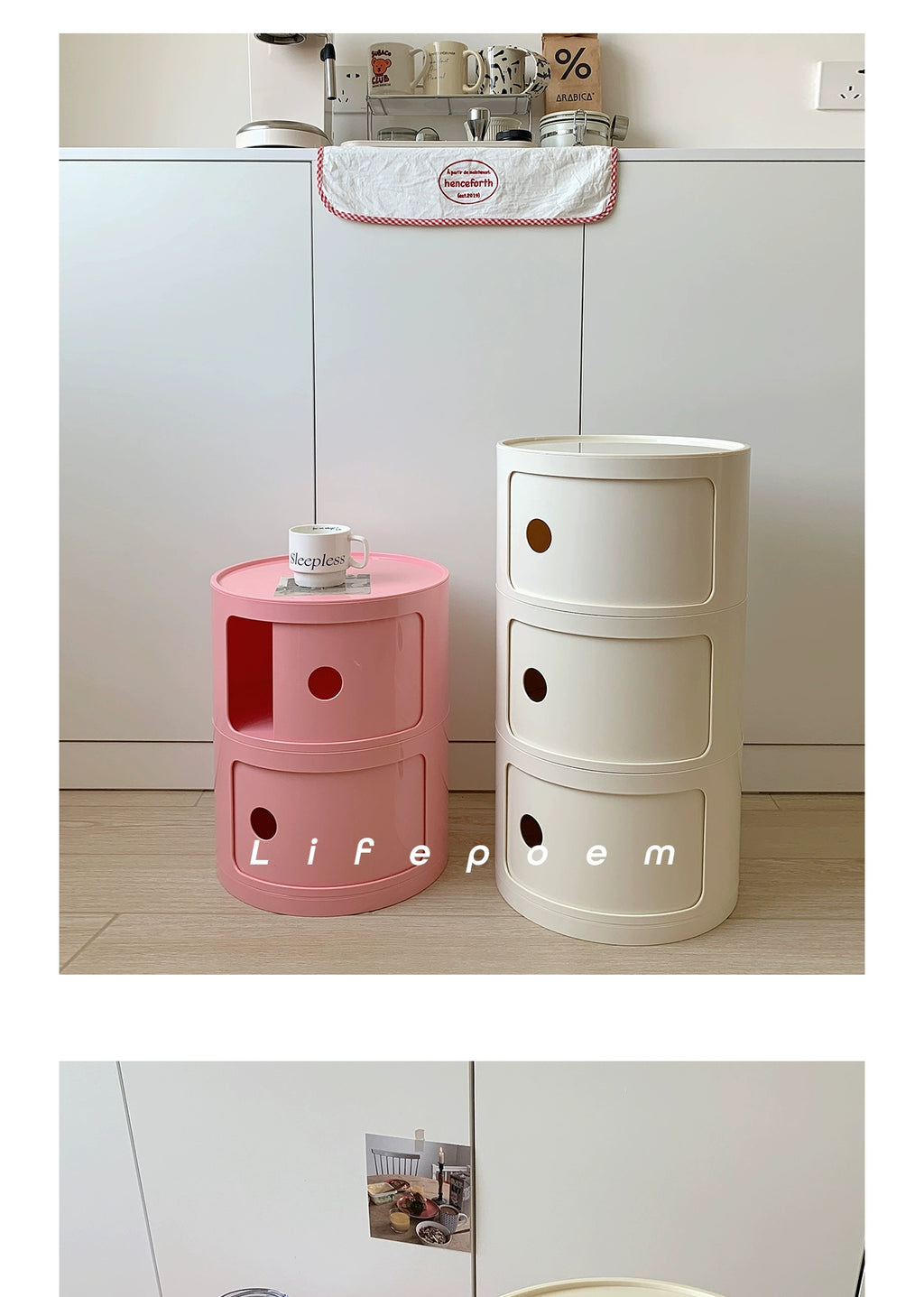 Skagen Nordic Round Bedside Table