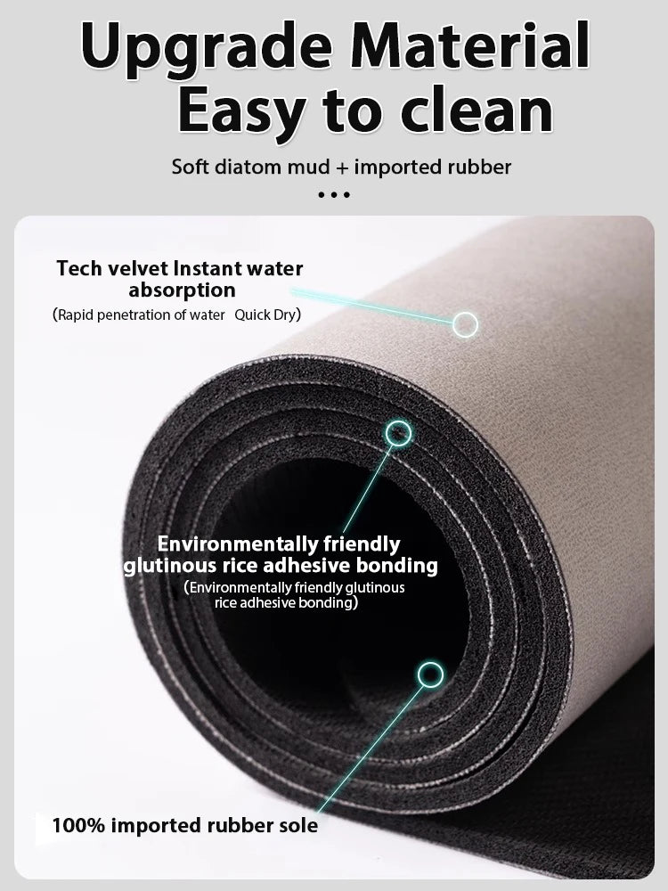 Nordic Diatomite Quick-Dry Bath Mat