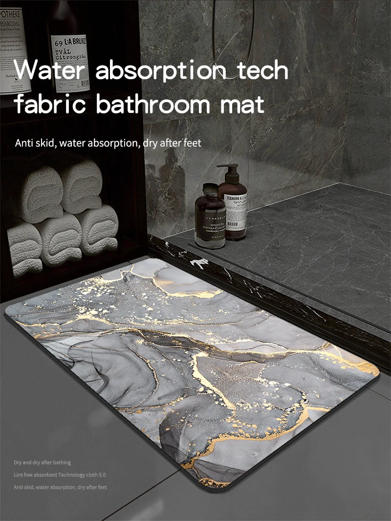Nordic Diatomite Quick-Dry Bath Mat