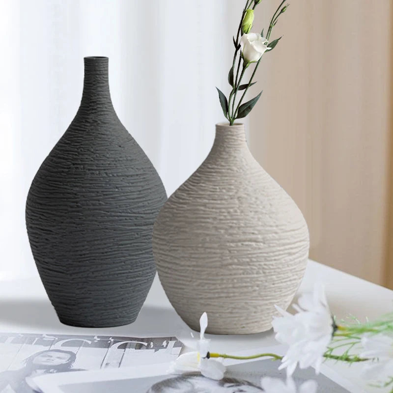 ArcticBloom Ceramic Vase
