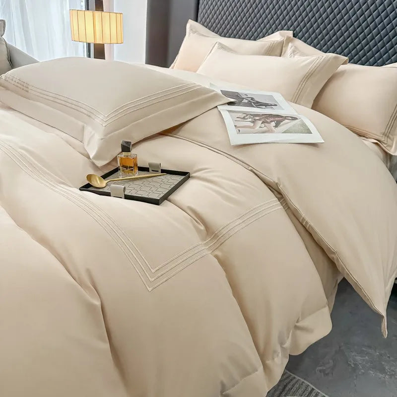 Triluxe Embroidered Duvet Collection