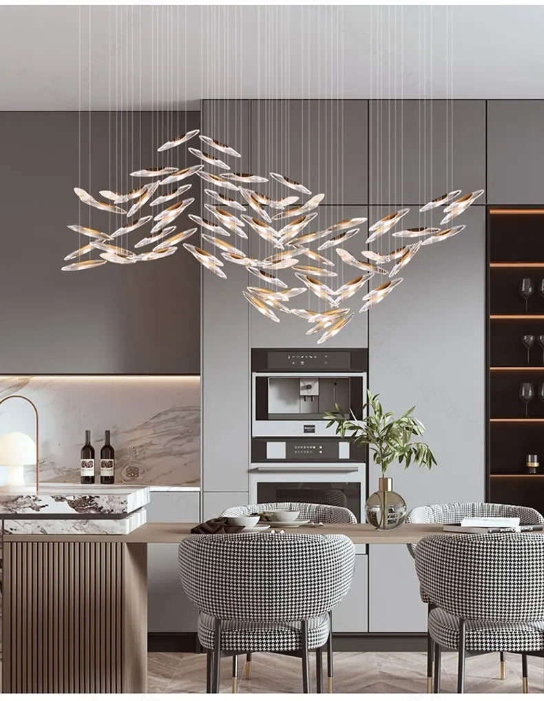 Empire Crystal Staircase Chandelier