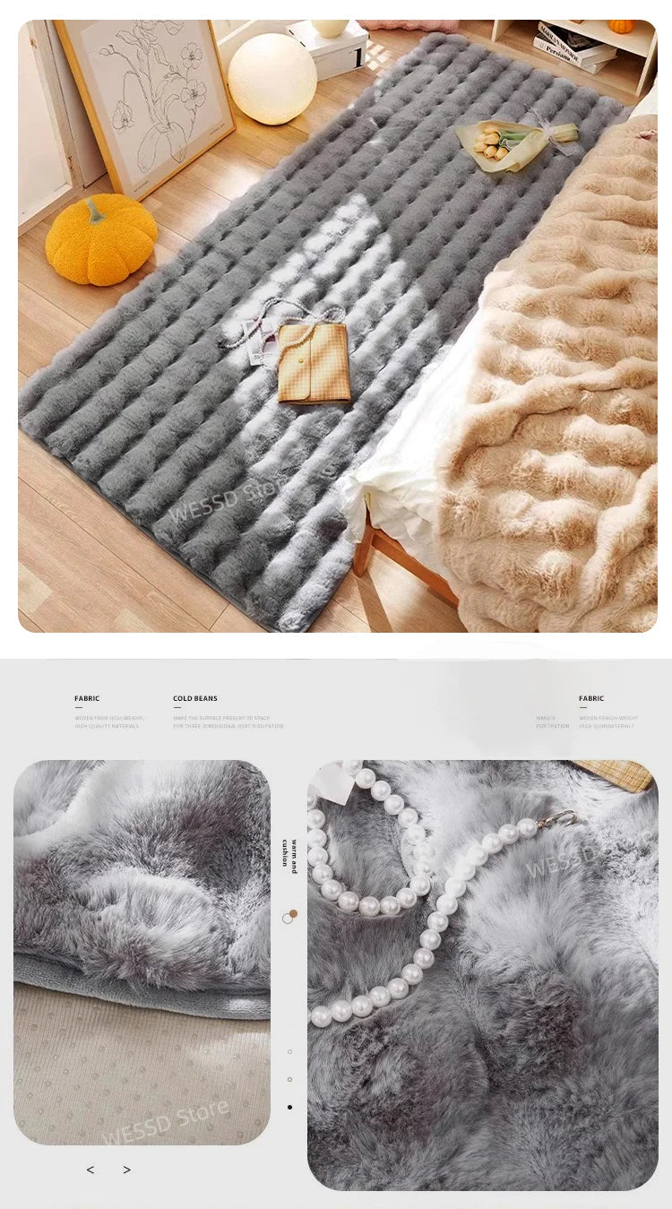 EcoLuxe Plush Faux Fur Rug