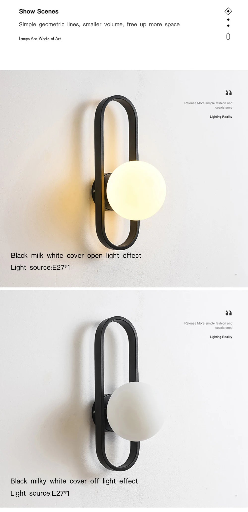 LuxeGlow LED Wall Sconce