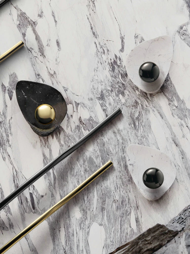 Obsidian Gold Luxe Cabinet Handle
