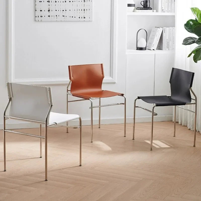 Bauhaus Elegance Antique Dining Chair