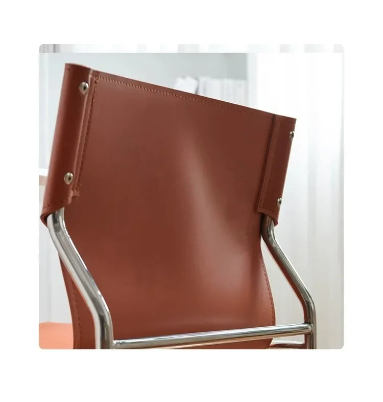 Bauhaus Elegance Antique Dining Chair